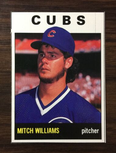 1989 SCD #12 MITCH WILLIAMS Carta Baseball Guida Tascabile Prezzi Mensile I9020605 - Foto 1 di 10