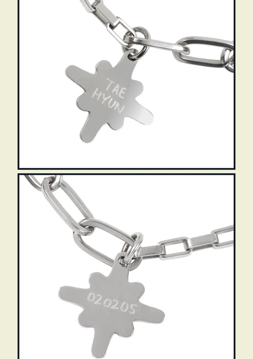 K-POP/アジア TAEHYUN BRACELET ON HAND]TXT WITH LOVE TAEHYUN Official Bracelet (rose gold