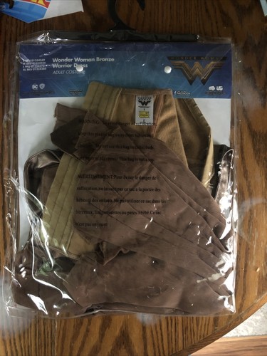 New DC Wonder Woman Bronze Warrior Costume Diana Sash Lasso Adult Size L 12-14 - Picture 4 of 4