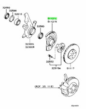Mitsubishi RVR  COVER FR BRAKE DISC LH MB699396 Genuine JDM OEM