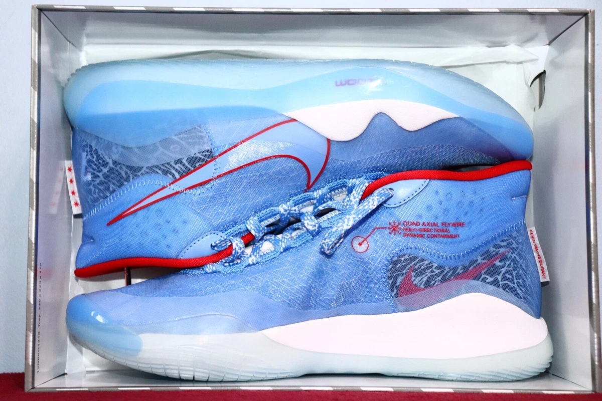 Nike zoom kd top 12 white blue