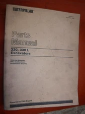 1992 CATERPILLAR 330 & 330 L EXCAVATORS FACTORY PARTS MANUAL