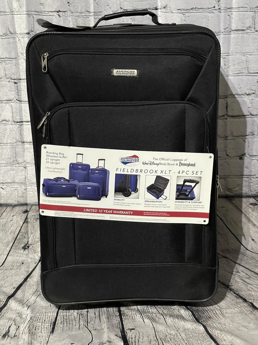 American Tourister Fieldbrook XLT 4 Piece Softside Luggage Travel Black | eBay