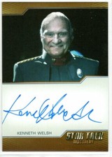 STAR TREK DISCOVERY SEASON 3 KENNETH WELSH SENNA AUTOGRAPH ARCHIVE BOX d. 2022
