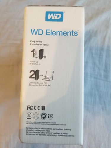 Western Digital Elements Desktop 4TB 3,5 Zoll Externe Festplatte - Schwarz... - Photo 5/6
