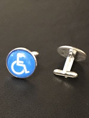 Boutons De Manchettes Franc-Maçon - Symbole Free Mason - 2cm - Argenté