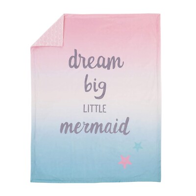 Sugar Reef Mermaid Super Soft Ombre Baby Blanket by NoJo