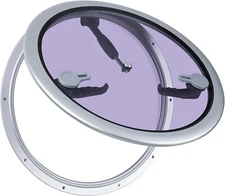 Amarine Made 21.4" Round Marine Deck Hatch Boat RV Deck Hatch Access Hatch & Lid