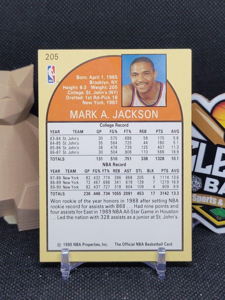 Mark Jackson 1990-91 NBA Hoops #205 Menendez Brothers Card