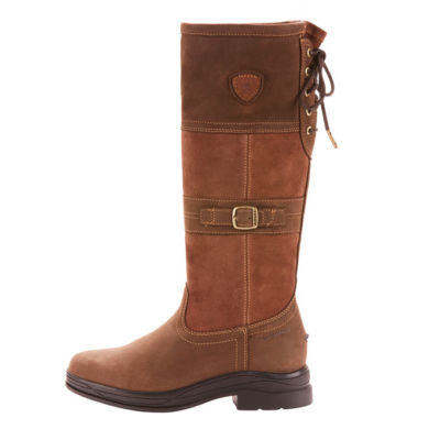 Bottes de neige chaudes imperméables de randonnée - SH500 cuir- Femme