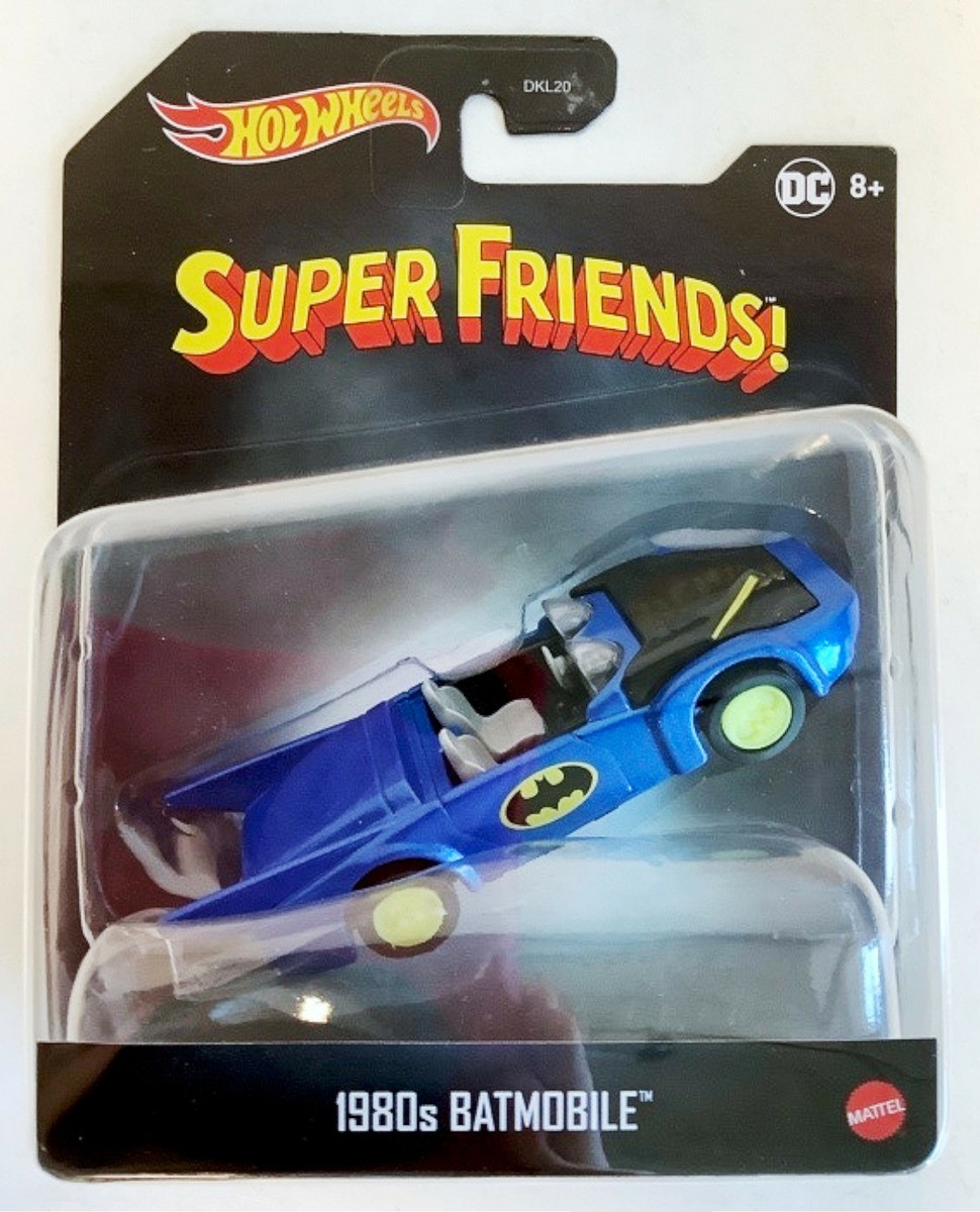 NEW Mattel GYT36 Hot Wheels 1980s SUPER FRIENDS! Batmobile 1