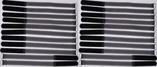 20x Cable Hook and Loop 300 x 20 mm Black FK Hook and Loop Tape Cable Ties Hook and Loop Tapes