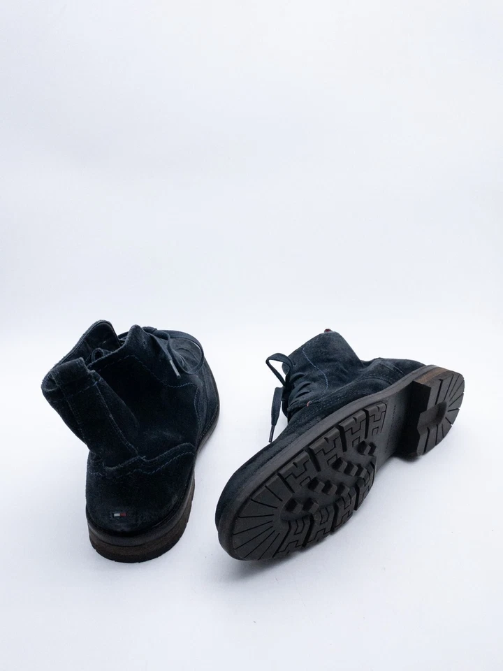 TOMMY HILFIGER Bottes À Lacets Pour Hommes Ankle Boots Taille 44 EU Art 30059-30 - Photo 2/4