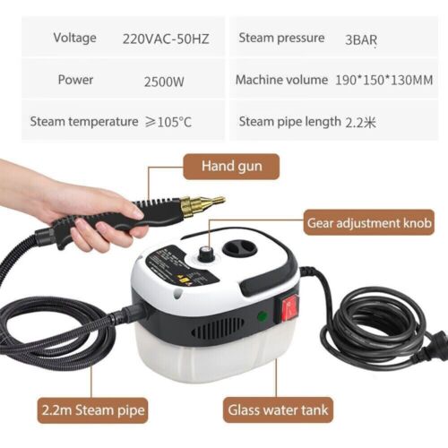 2500W Steam Cleaner Kitchen Cleaning High Pressure Temperature Household Machine - Picture 10 of 11