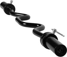 Olympic Super Curl Bar, Black New Version, 48-Inch (OBIS-48B)