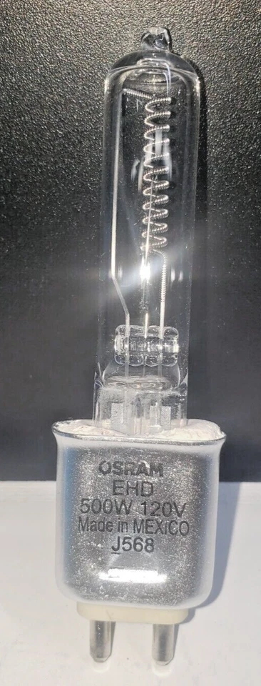 Lámpara óptica/exhibición Osram EHD 500W 120V 54508 120V T4 G9.5 Hecha en México Foto 2 de 2