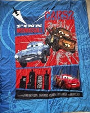 Disney Cars 2 Finn McMissile Mater Lightning McQueen Twin Comforter Reversible