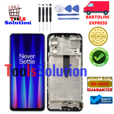 Original Display Für ONEPLUS NORD CE 2 5G IV2201 Service Pack Mit Rahmen
