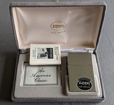 VINTAGE 1932 REPLICA FIRST RELEASE AN AMERICAN CLASSIC ZIPPO 