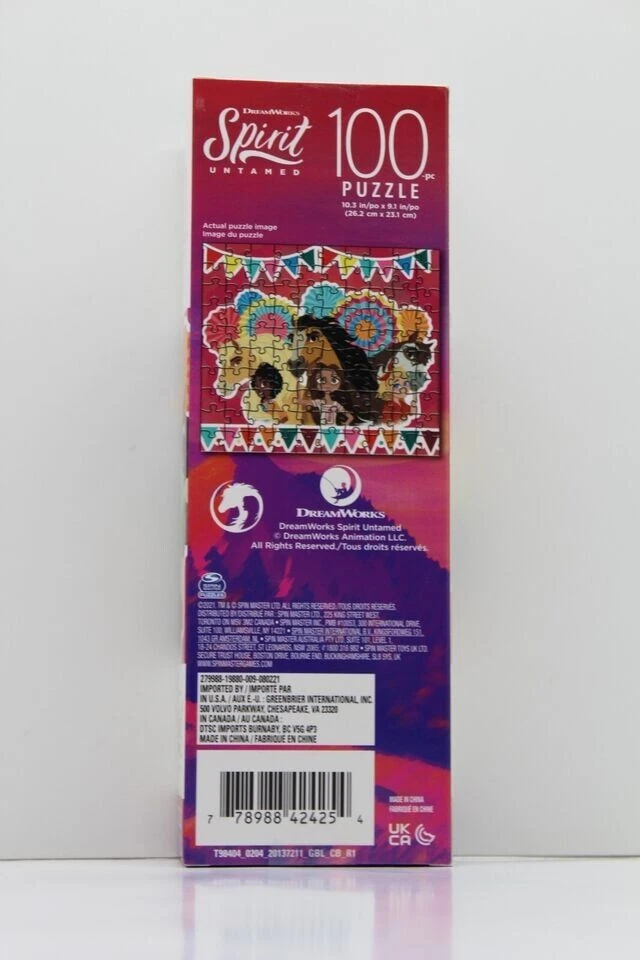 Jigsaw Puzzle 100 Pieces Dream Works Spirit Untamed 9 X 10 - Image 2 of 3