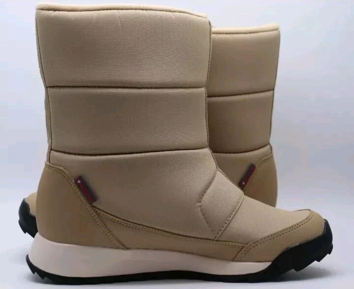 Adidas Terrex Choleah COLD.RDY FZ3006 Winter Hiking Snow Boots Beige uk 4 - Image 3 of 4