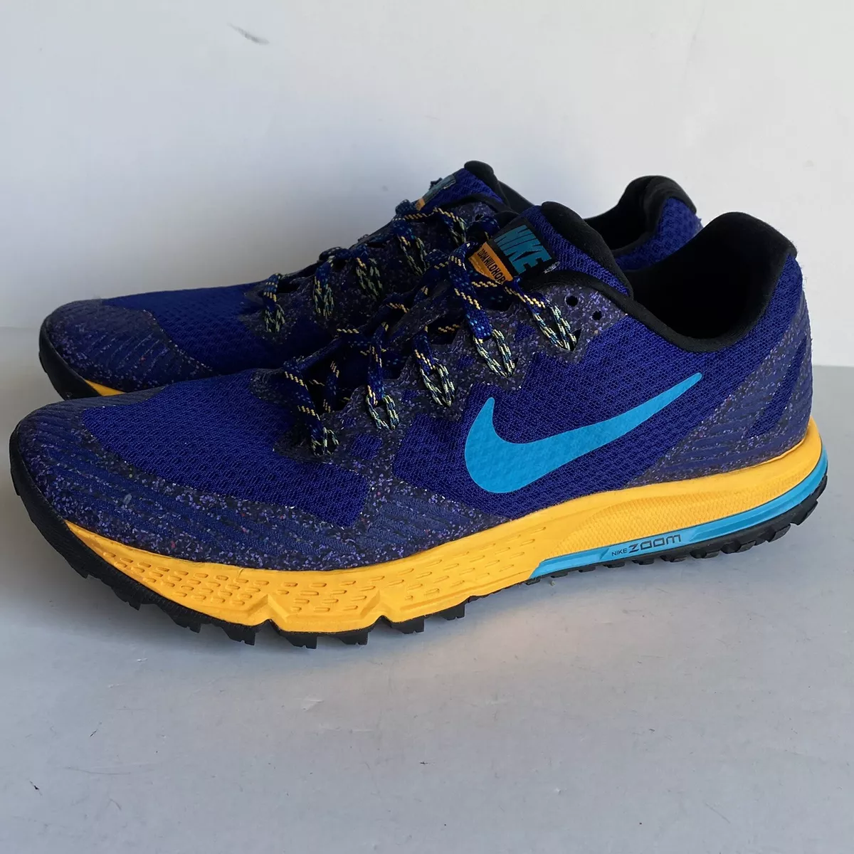 personalizado Perseo Asco Nike Air Zoom Wildhorse 3 Trail Running Shoes Mens Sz 9 - Blue Orange  749336-401 | eBay