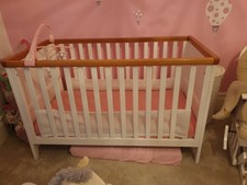 mothercare summer oak cot bed