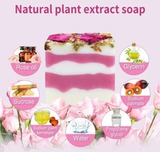 Yoni Rose Soap Vaginal Wash Bar, Natural Organic, PH Balance, Feminine Hygine