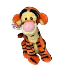 Disney Store Curly Tail Tigger Plush 11  sitting Vintage Winnie The Pooh W Tag