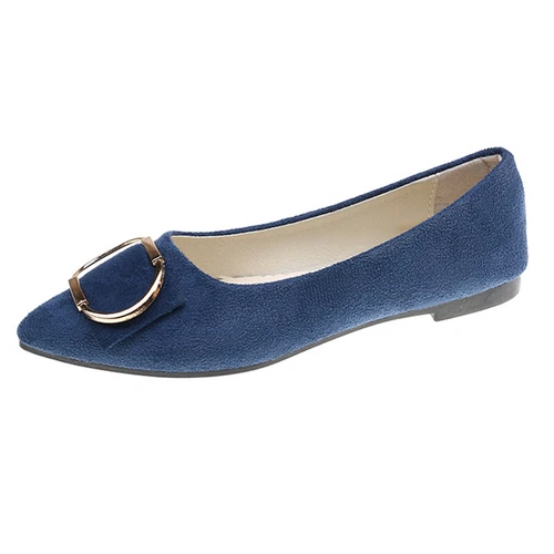 Bequemer modischer eleganter Damenschuh rutschfest flache Schuhe Slipper flache Party - Bild 68 von 75
