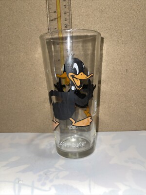 Daffy Duck 16 Oz Glass 1973 Pepsi Collector Series Warner Brothers Looney Tunes