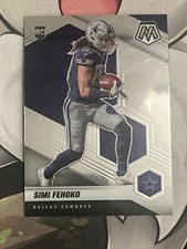 Simi Fehoko #341 2021 Panini Mosaic Rookie Dallas Cowboys Stanford