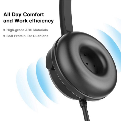 OY131 Single Ear Headset USB Headphones Head-mounted Computer Headphone For CEL - Picture 7 of 7
