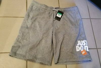 just do it fleece shorts