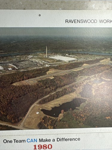 1980 Kaiser Aluminum Ravenswood, West Virginia Advertising Calendar Aerial Photo - Picture 4 of 5