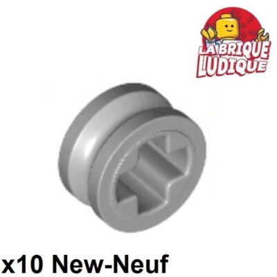 Lego Technic 10x Bush Ringkissen 1/2 Smooth Gris/light bluish gray 4265c