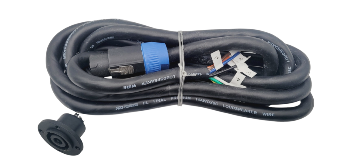 RDCARSHOW HEAVY DUTY POWER CABLE SPEAKER (12FT) 4