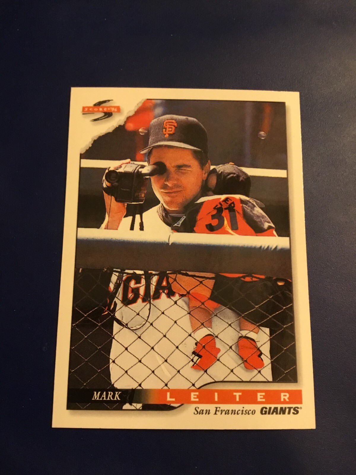 1996 Score - #459 Mark Leiter