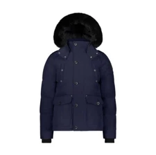 Mooseknuckles Navy Blue Woman’s Coat Size Small In-Box, Brand New -W/ Tags