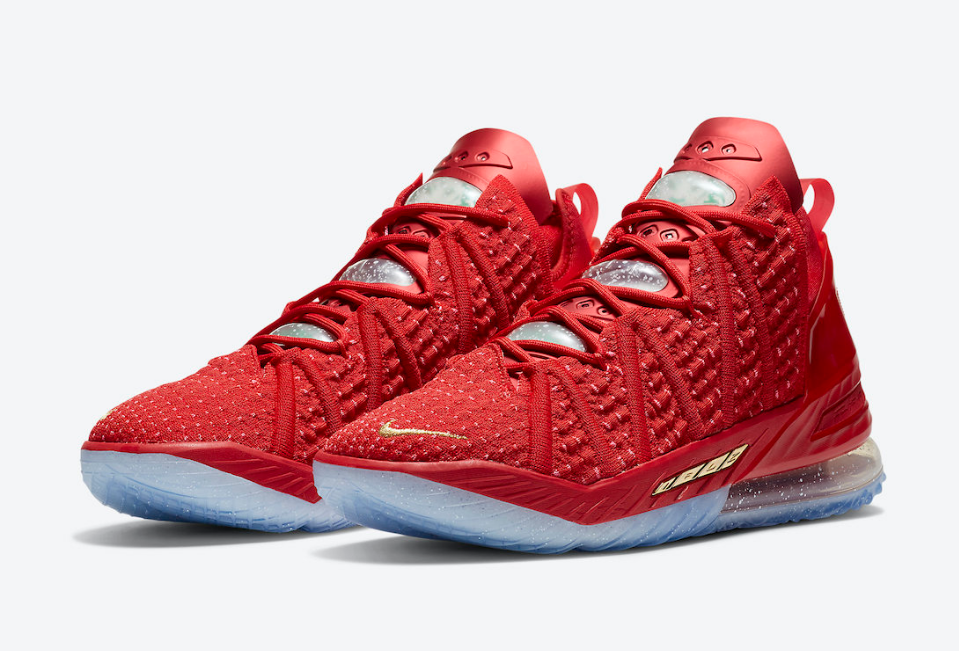 Nike Lebron XVIII Low バスケットシューズ レッド/イエロー Nike LeBron James XVIII 18 Low Mimi Plange Higher Learning Red