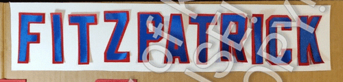 San Francisco 49ers UNSEWN Nameplate Namebar for your NFL Jersey - Any Year/Name - Picture 18 of 23