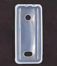 Cover shell case for Nokia 208 Cell bar phone shock absorbing soft clear plastic