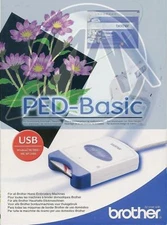Brother PED Basic Embroidery Design Transfer Box & Card & Designs