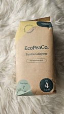 EcoPeaCo. Bamboo Disposable Diapers Trial Pack in Size 4