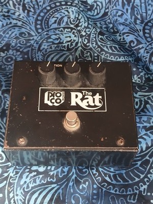 ProCo VINTAGE 1982 The Rat Large Box V2 Fuzz Distortion Effects Pedal VERY RARE!