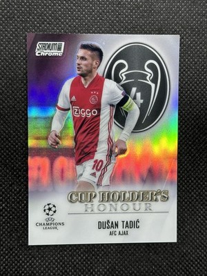2020-21 Stadium Club Chrome UCL Dusan Tadic Cup Holder's Honour #CHH-AD