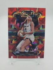 KAMILLA CARDOSO - 2024 Panini Select WNBA Concourse Red Ice Prizm Rookie #33 -RC
