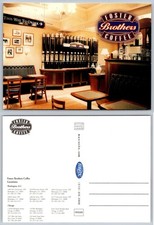 Foster Brothers Coffee Shop Interior Promotional Postcard Washington D.C