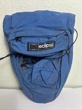 Vintage Eclipse Pannier Bag USA Blue Bike Bar Packing Tour 70s 80s Eroica