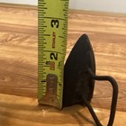 Black Metal Sad Iron Cordless Flat Iron Collectible Cast Iron w/ Metal Handle — photo 2